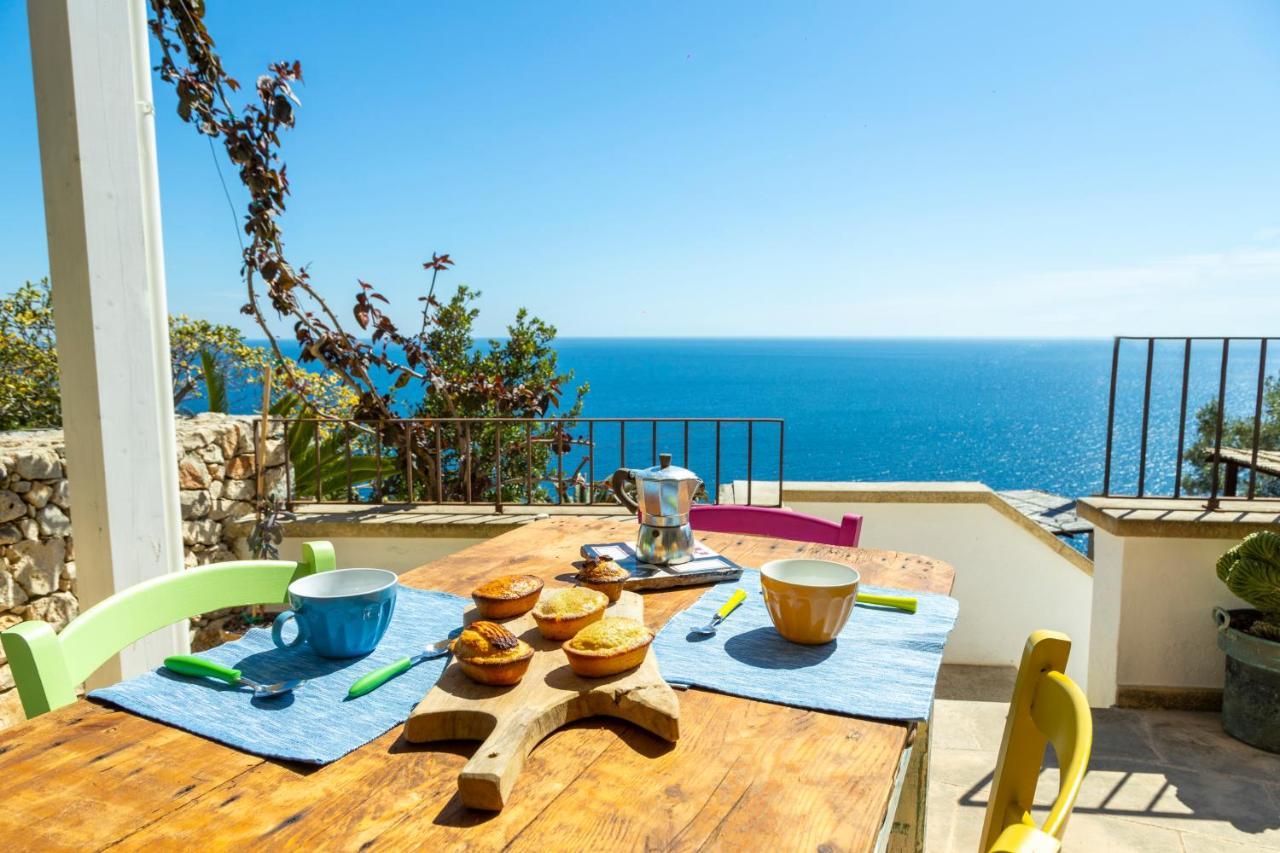 Casa Vacanze De Vita - Amazing View On The Coast Marina Serra Zewnętrze zdjęcie